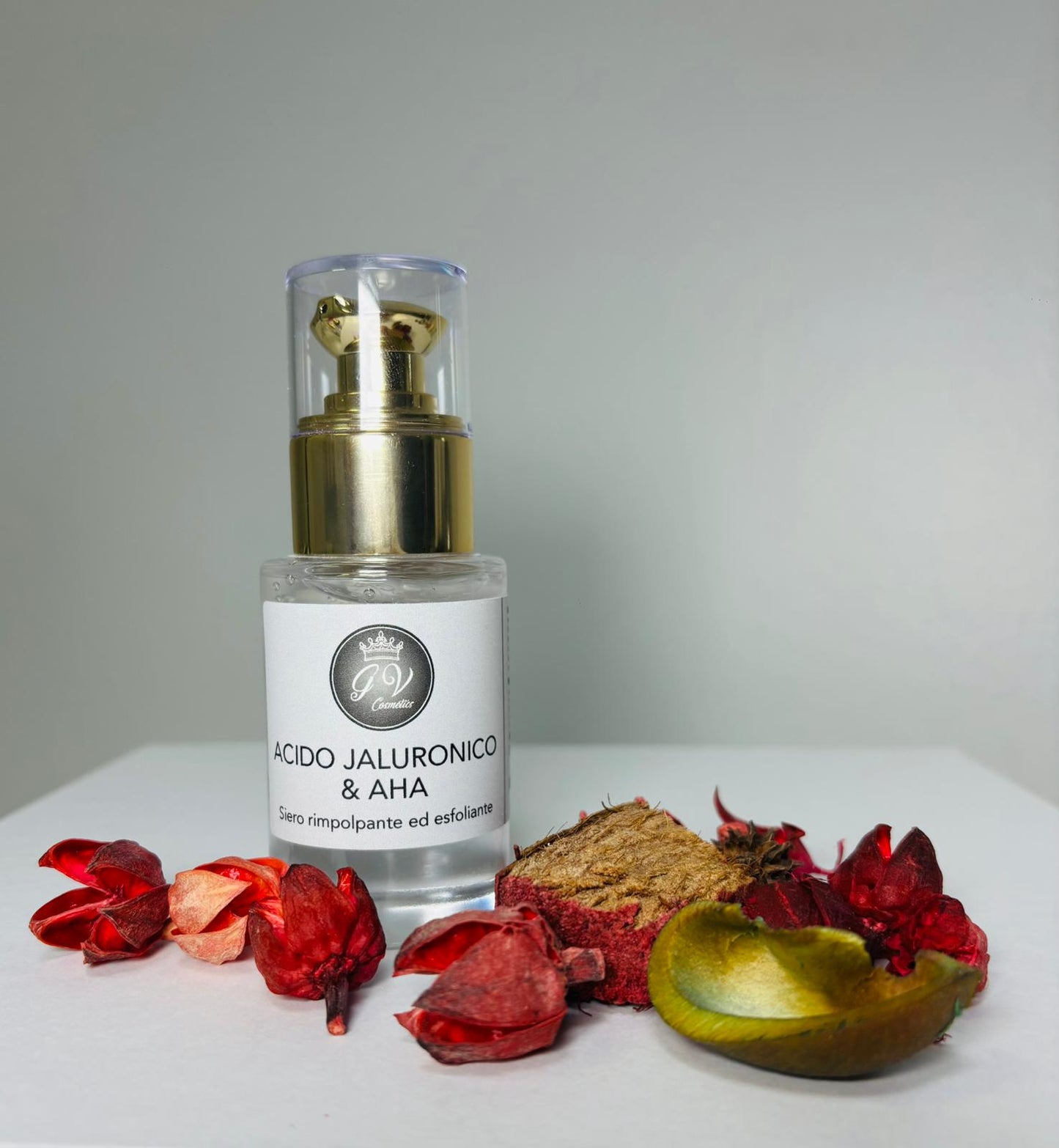 Siero rimpolpante ed esfoliante con acido januronico & aha