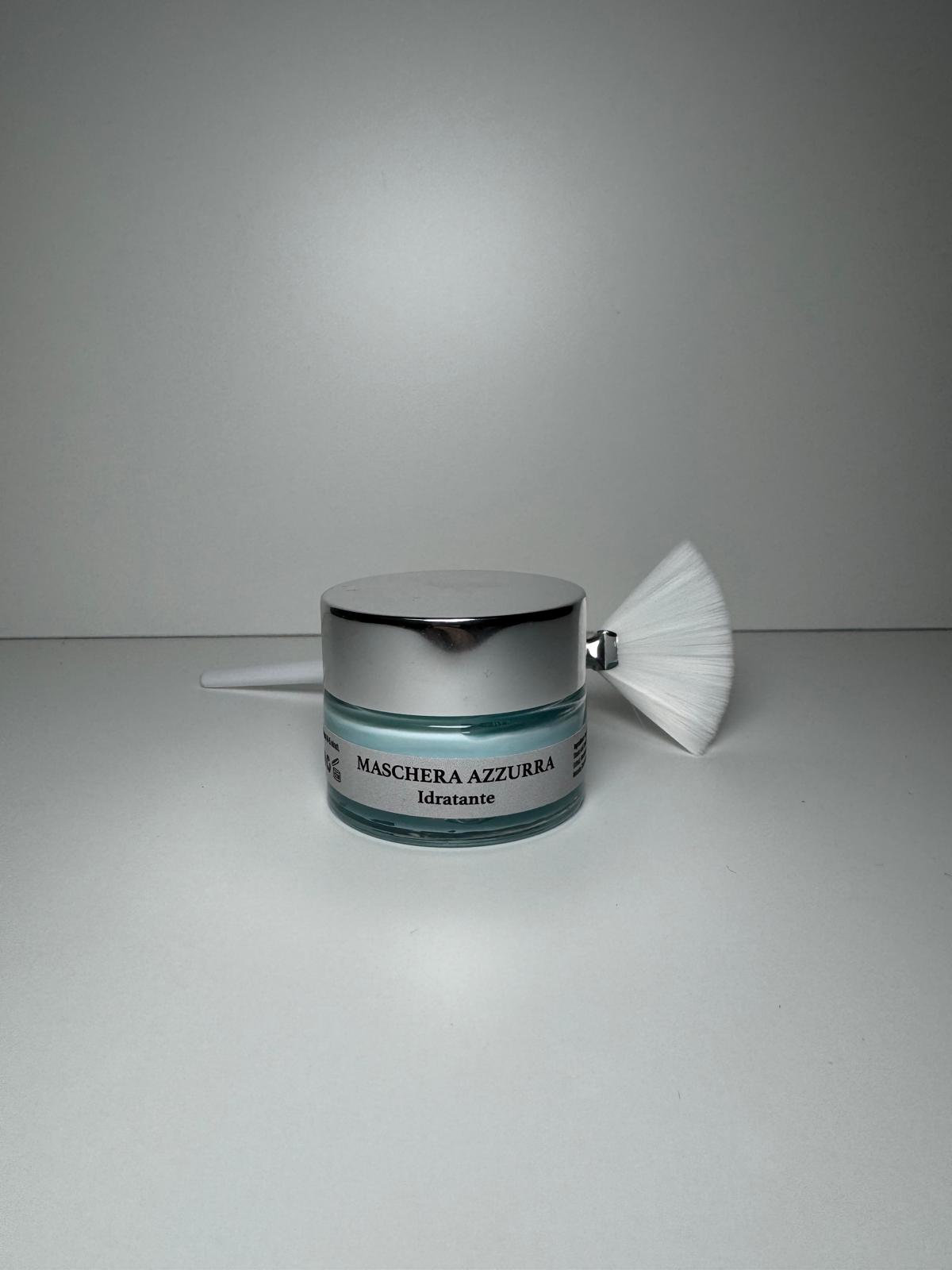 Maschera azzurra idratante