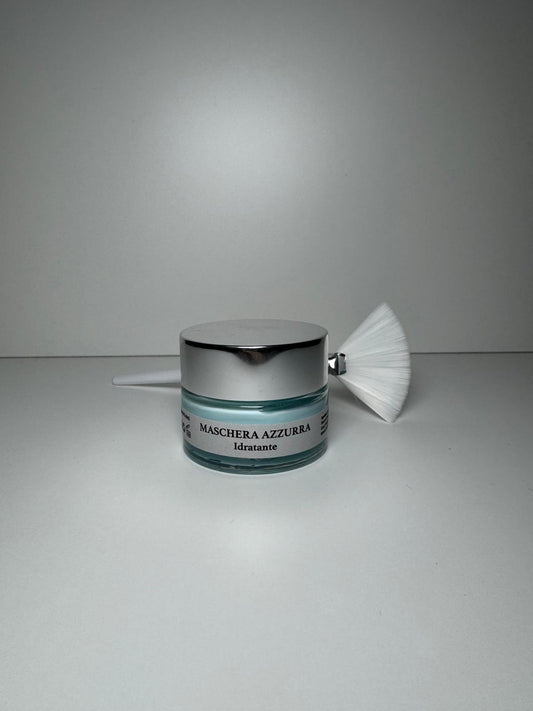 Maschera azzurra idratante